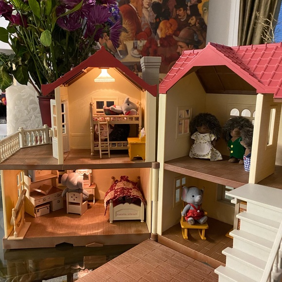 vintage calico critters house